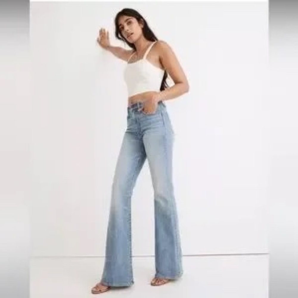 Madewell The Perfect Vintage Flare Jean in Delavan Wash Size 27